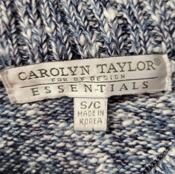 VTG Carolyn Taylor Essentials for By Design Ugly Christmas Sweater Snowflakes - Picture 8 of 13